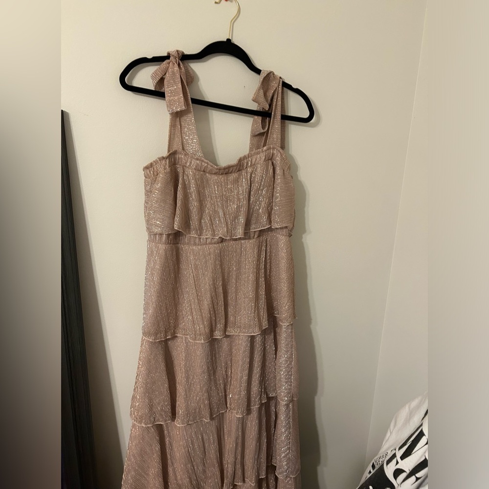 Shimmery prom dress